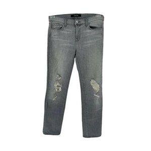 J brand skinny leg gray distressed denim